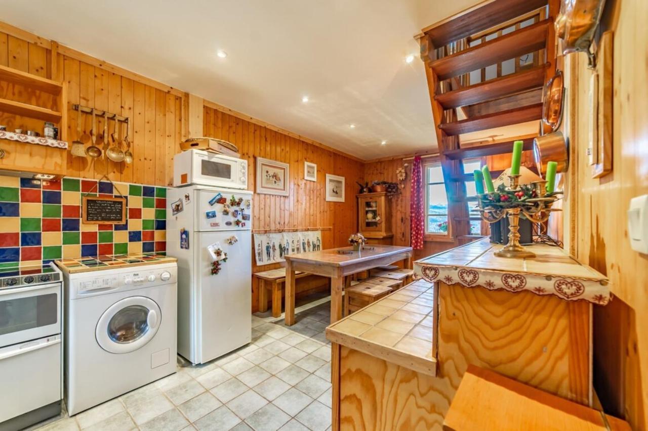 Duplex Apartment In The Heart Of The City With Mountain & Countryside Views Saint-Gervais-les-Bains Luaran gambar