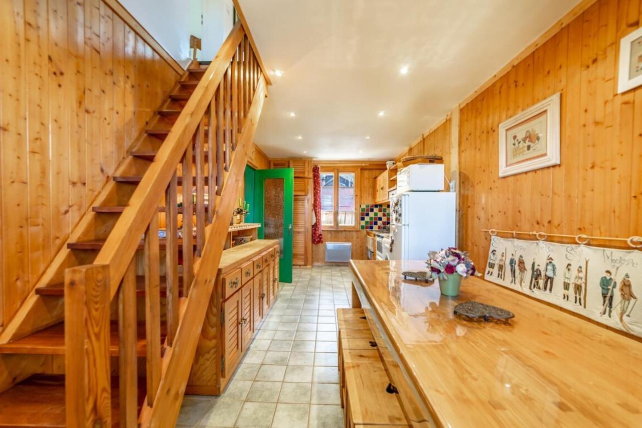 Duplex Apartment In The Heart Of The City With Mountain & Countryside Views Saint-Gervais-les-Bains Luaran gambar