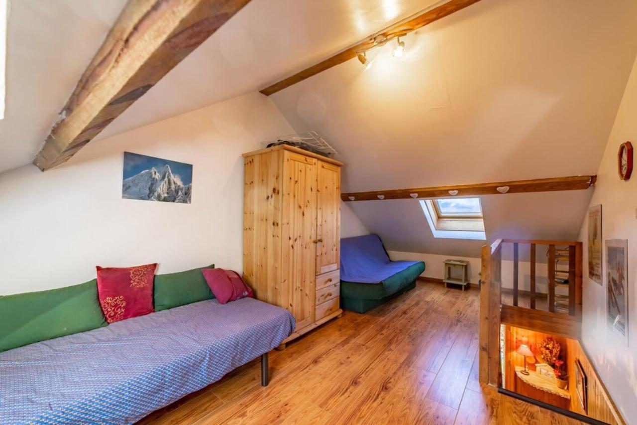 Duplex Apartment In The Heart Of The City With Mountain & Countryside Views Saint-Gervais-les-Bains Luaran gambar