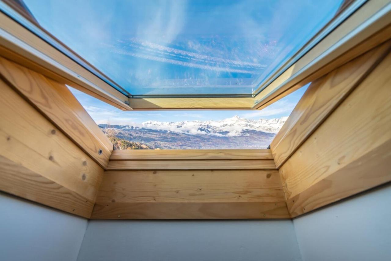 Duplex Apartment In The Heart Of The City With Mountain & Countryside Views Saint-Gervais-les-Bains Luaran gambar