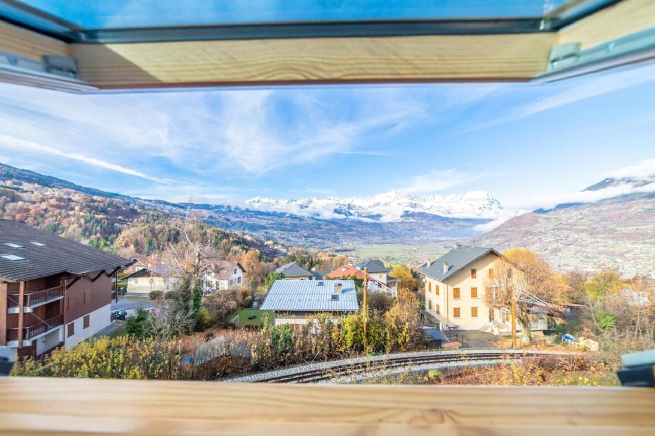 Duplex Apartment In The Heart Of The City With Mountain & Countryside Views Saint-Gervais-les-Bains Luaran gambar